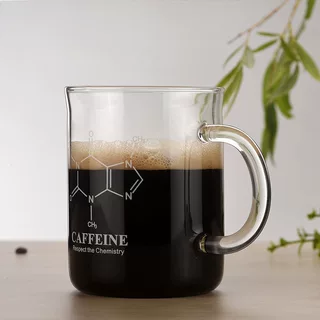 家用耐热加厚烘焙量杯刻度杯大容量高硼硅玻璃透明玻璃牛奶咖啡杯