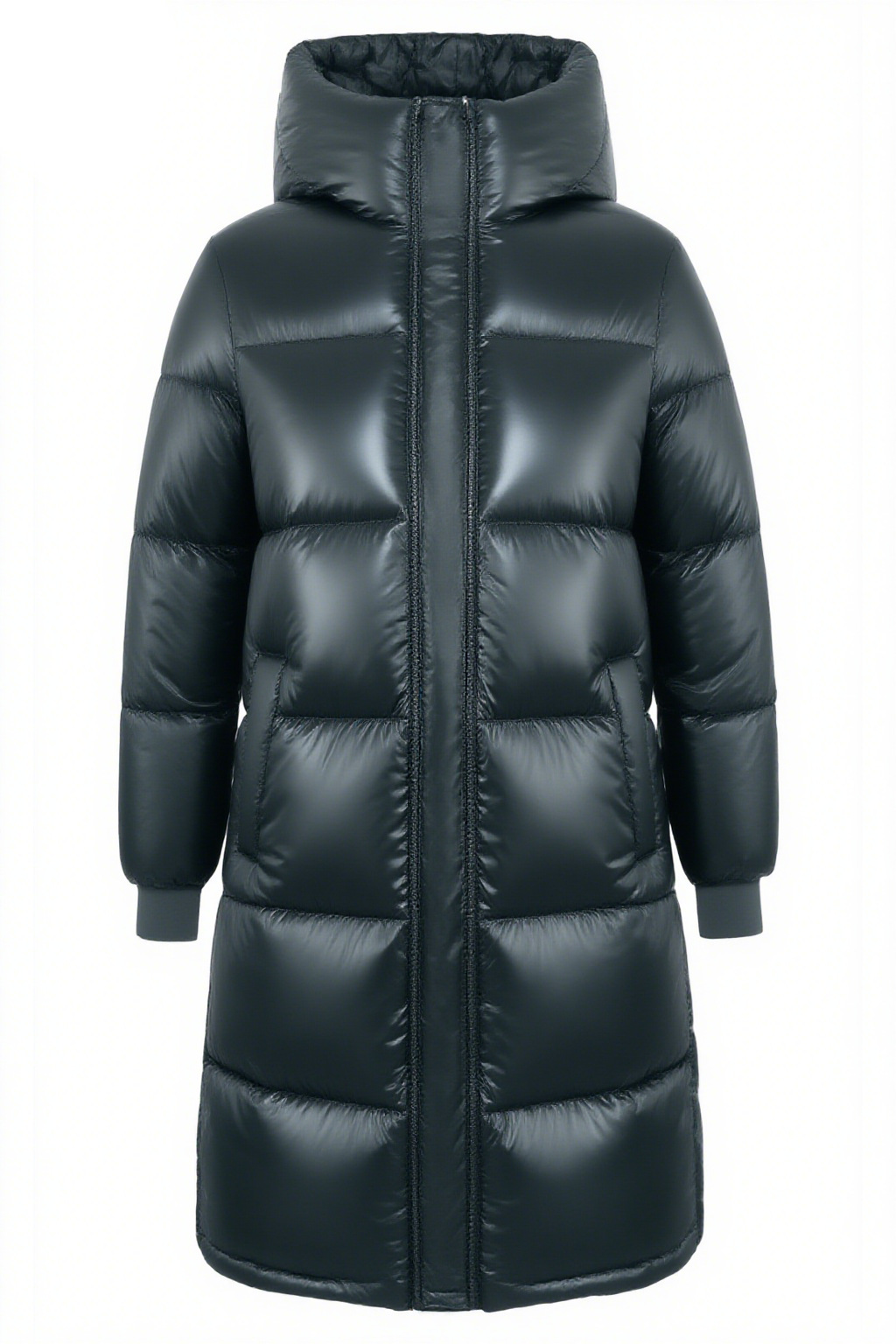 Langer Damen-Wintermantel mit Kapuze, dick gesteppt, modische und elegante Outdoor-Jacke, auch in großen Größen erhältlich_voghion.com