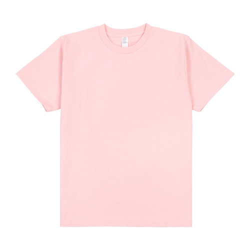 250g Japanese heavyweight white loose solid color pure cotton short-sleeved men's and women's T-shirts couple wear t-shirt bottoming shirt wholesale