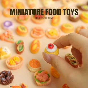 Миниатюры тортов и выпечки из смолы для DIY