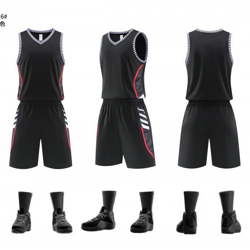 Traje de uniforme de baloncesto para hombres y mujeres camisetas de competencia impresas verano nuevo campo de entrenamiento para niños uniforme de equipo chaleco pantalones de cuatro puntos