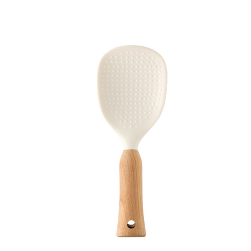 Non-stick rice scoop, vertical household rice serving spoon, rice cooker plastic large rice serving spoon, rice spatula