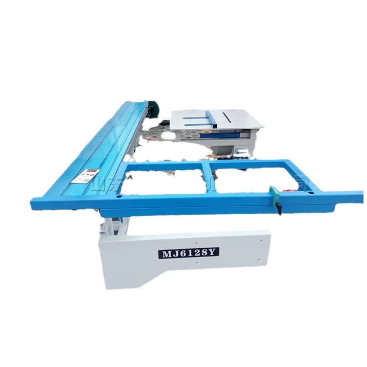 Tablero de partículas, tablero de fibra, sierra de corte, tablero de bloques, tablero de madera maciza, sierra de mesa, equipo de corte de la industria de carpintería de escritorio