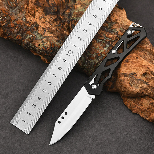 Fruit knife, foldable, portable, mini, carry-on, outdoor, multi-purpose, unboxing, sharp stainless steel