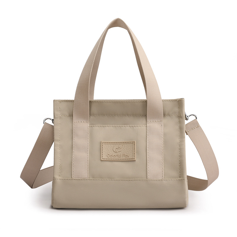 Bolsos de mujer de nylon impermeables transfronterizos, bolsos de moda y sencillos, bolsos de personalidad, compras ligeras, bolsos de hombro único portátiles