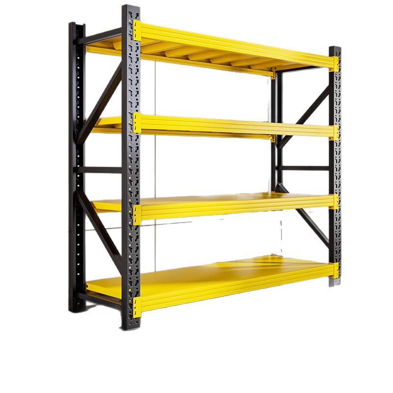 Estantes de almacenamiento Estantes de almacenamiento multicapa Estantes de almacenamiento domésticos Estantes de almacenamiento en el sótano Estantes de almacenamiento expresos Supermercado Garaje Estante de carga pesada