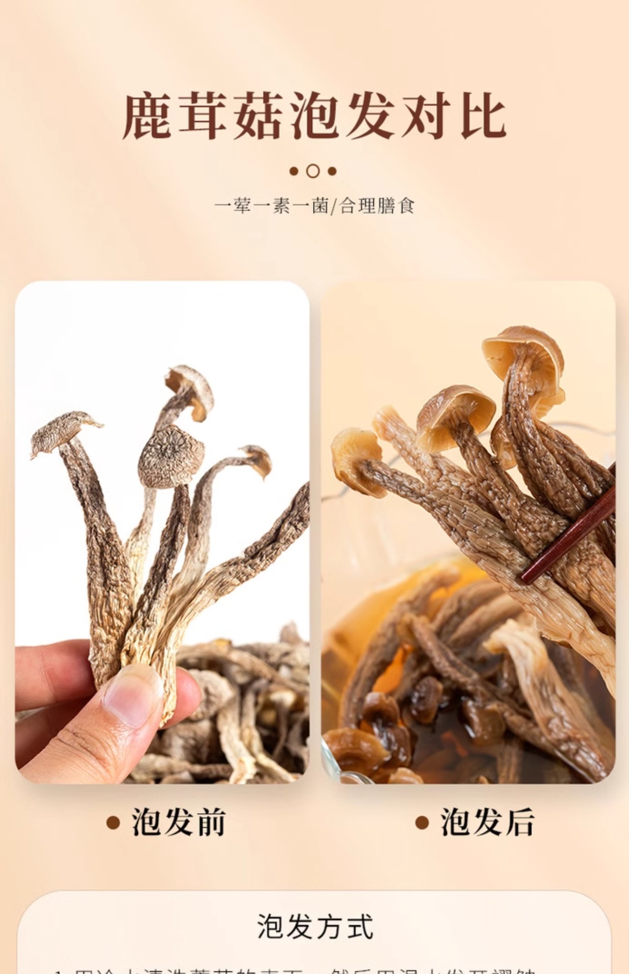 Dried Lyophyllum decastes Broken Pieces Lu Rong Gu Mushroom for Soup and Stir Fry 1000g Net Weight specifications