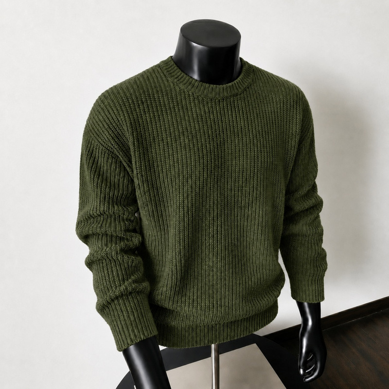 Old Money Style Textured American Straight-Shoulder Sweater for Men, Autumn/Winter Short Wide Boxy Knit Pullover, Cleanfit Knitted Base Shirt Old Money Style Textured American Straight-Shoulder Sweater for Men, Autumn/Winter Short Wide Boxy Knit Pullover, Cleanfit Knitted Base Shirt