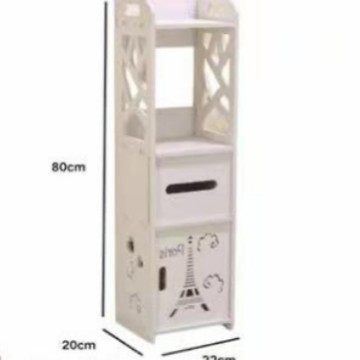 Armario de inodoro hueco de baño gabinete de tejido antibacteriano gabinete de tejido hueco de inodoro gabinete de baño impermeable
