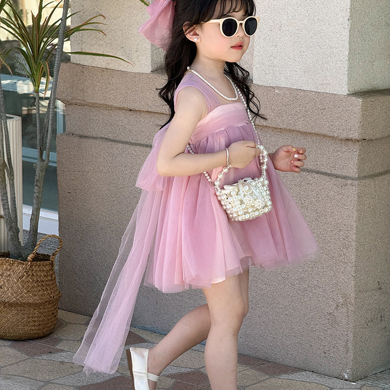 Dulce Pearl Princess bolso coreano estilo extranjero mini bolso de hombro para niños y niñas verano nuevo bolso de cadena para niños