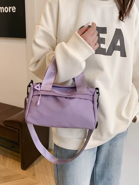 2025 Spring New Style Fresh Style Fashionable Simple Handbag for Women Beautiful Casual Distinctive Shoulder Crossbody Small Square Bag
