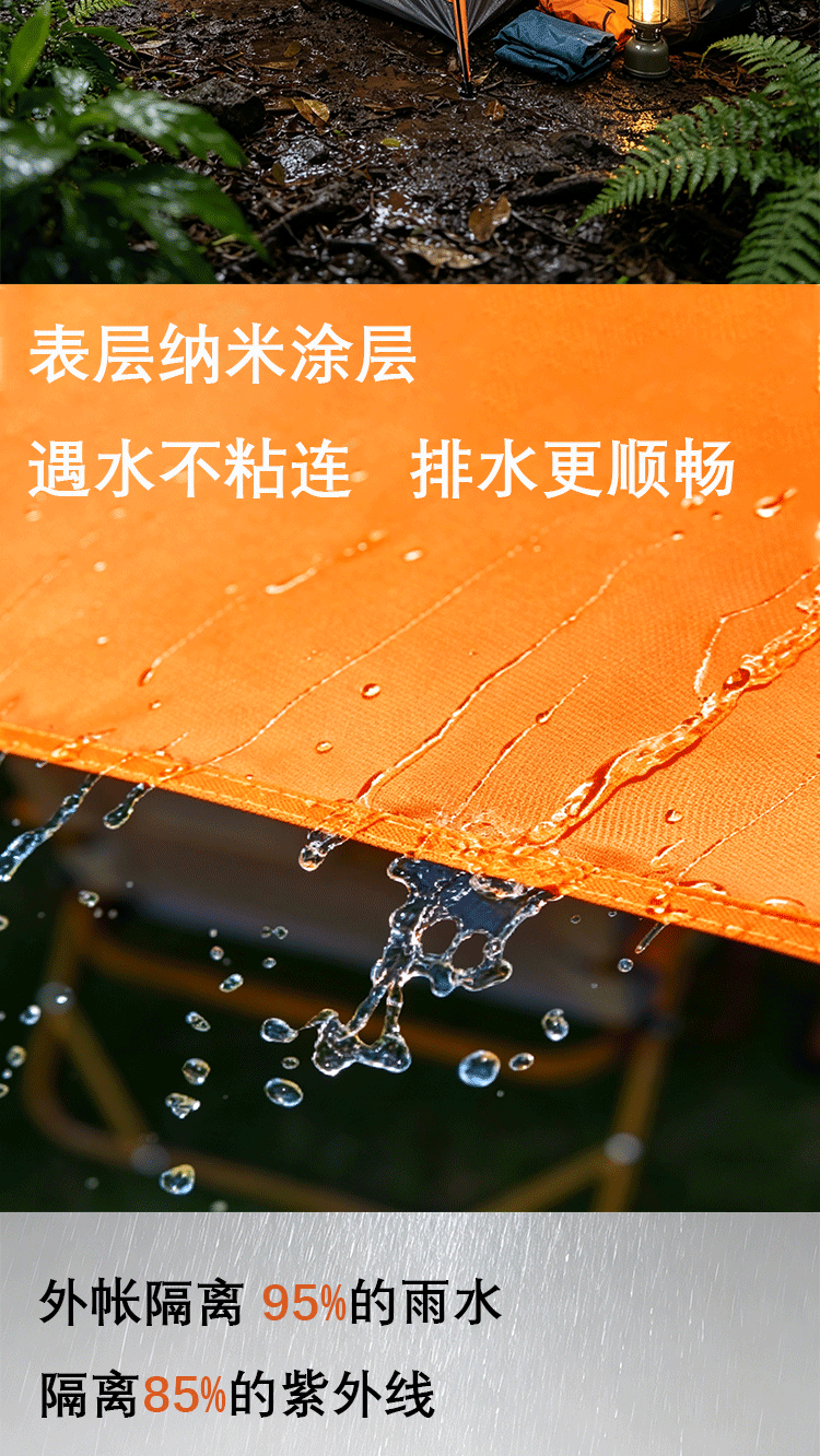 Outdoor tent, double-layer automatic quick-open Oxford fabric, rainproof, sun-proof, silver-coated, camping folding tent wholesale