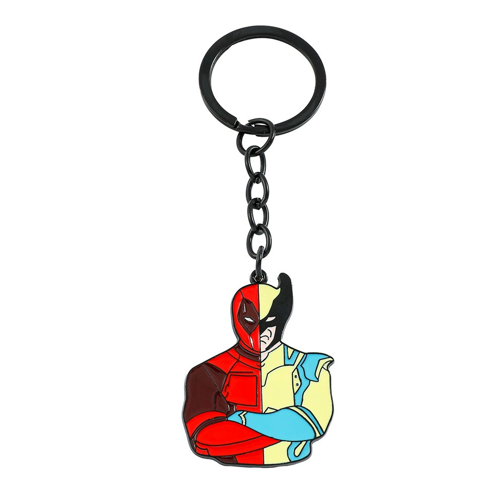 Кросс‑бордер новый фильм и сериал Marvel Дэдпул Радива 3 брелок двойной нож Deadpool подвесное изделие прямая продажа от производителя