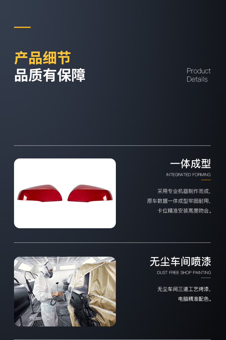 Suitable for 22-24 Toyota Corolla Rearview Mirror Housing Reversing Mirror Cover Reflector Cover with Paint