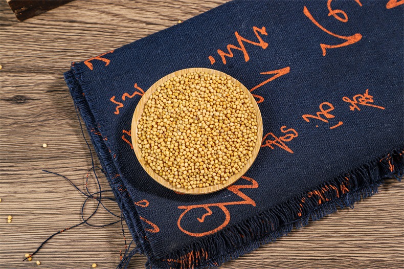 White Mustard Seed Bai Jie Zi Dried Herbal Seeds 500g Bulk Pack specifications