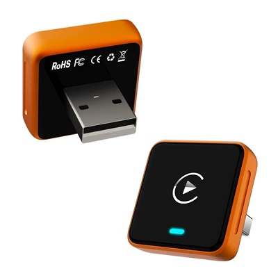 Popular Wired-To-Wireless Carplay Smart Connectivity Car Adapter for Original Car System Customization (Simsiz CarPlay və Android Auto) - cp027-1-orange