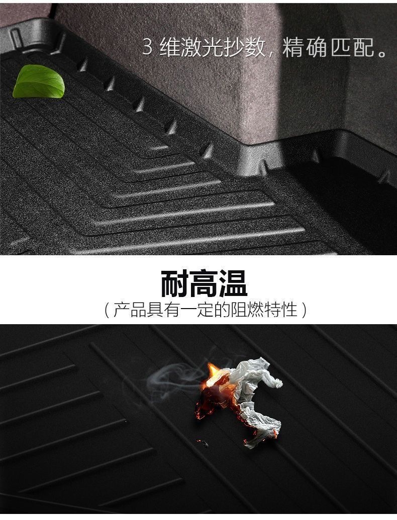 TPE car trunk mat for Roewe RX3 RX5 350 360 550 Ei5 i6 MX8 special trunk mat