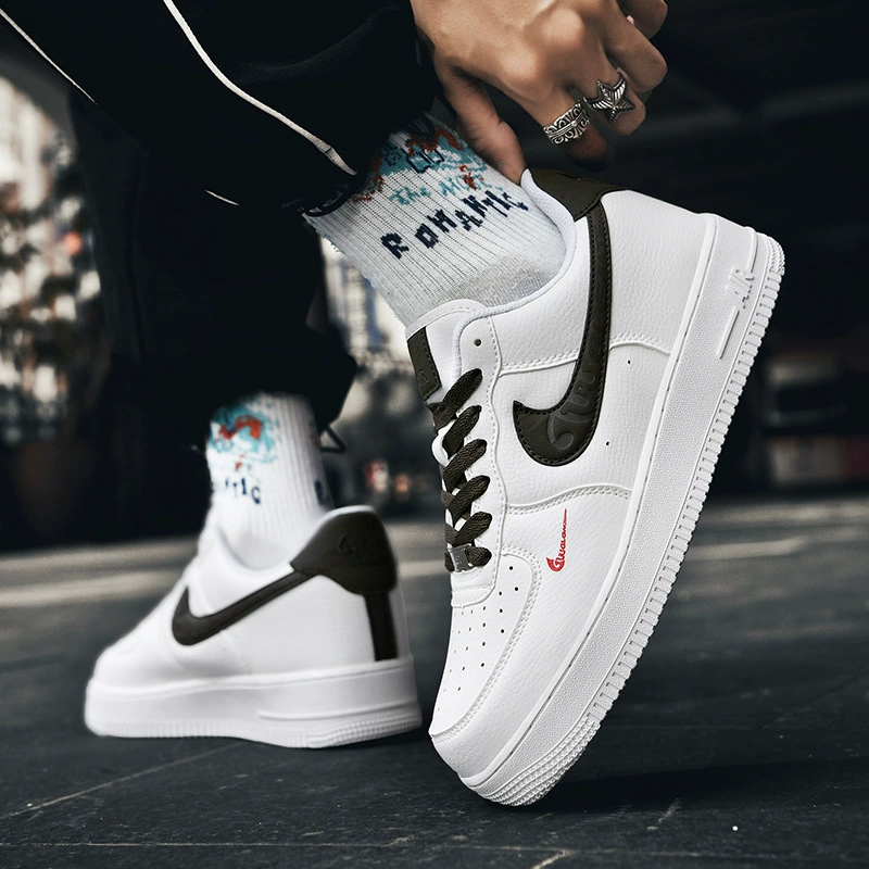 Nike Air Force 1, Air Jordan, низкая обувь, спортивная белая обувь для отдыха, кроссовки