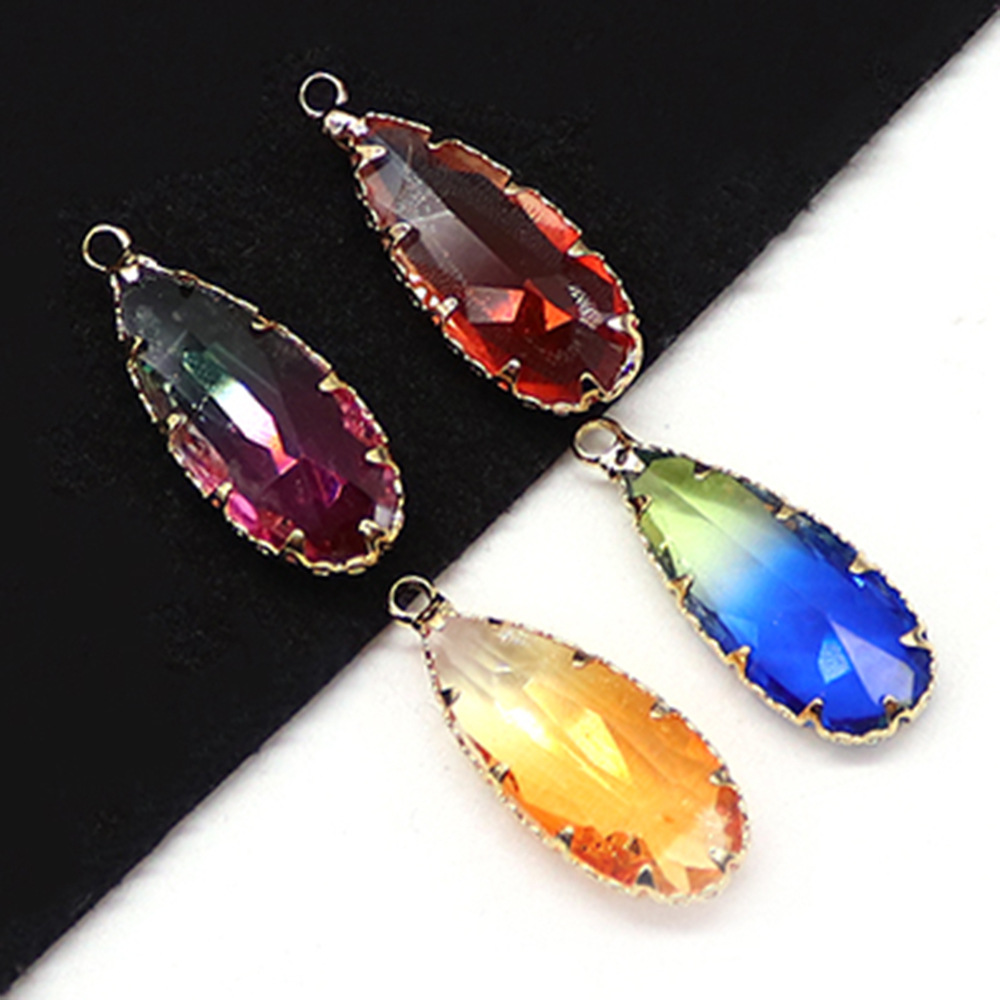 Organic glass electric crystal pendant drop-shaped