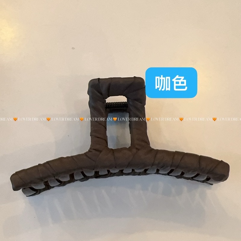 韩国秋冬新款彩色pu仿皮发夹 时尚高级感盘发抓夹鲨鱼夹头饰发饰|undefined