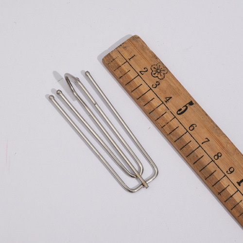 Curtain cloth with four-prong hook, household curtain hook, spray-painted four-prong hook, five-finger hook, stainless steel curtain hook