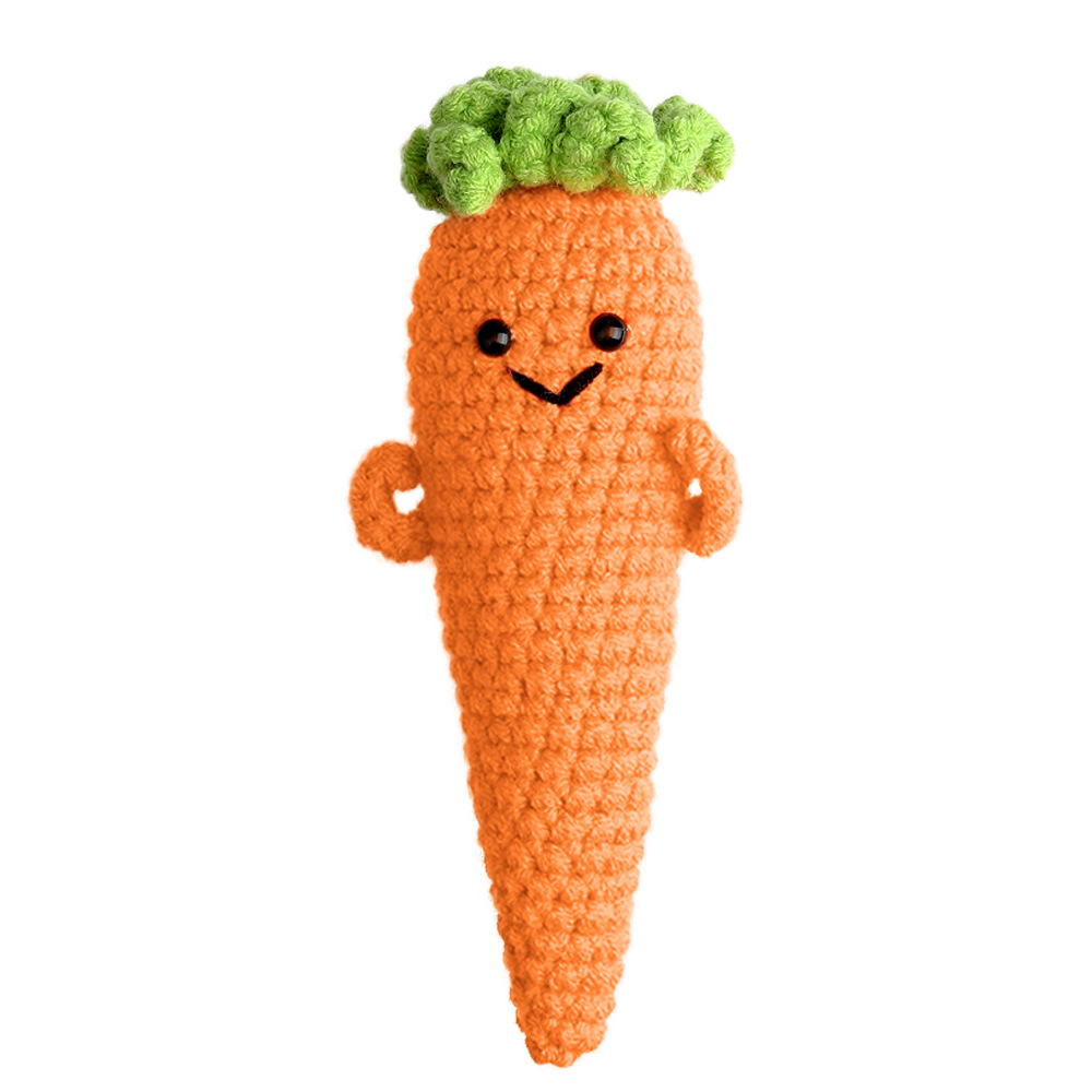 Nuevos productos de comercio exterior lana juguetes de mascotas expresiones extrañas tejidas a mano resistentes a la mordida series de juguetes de frutas y verduras al por mayor