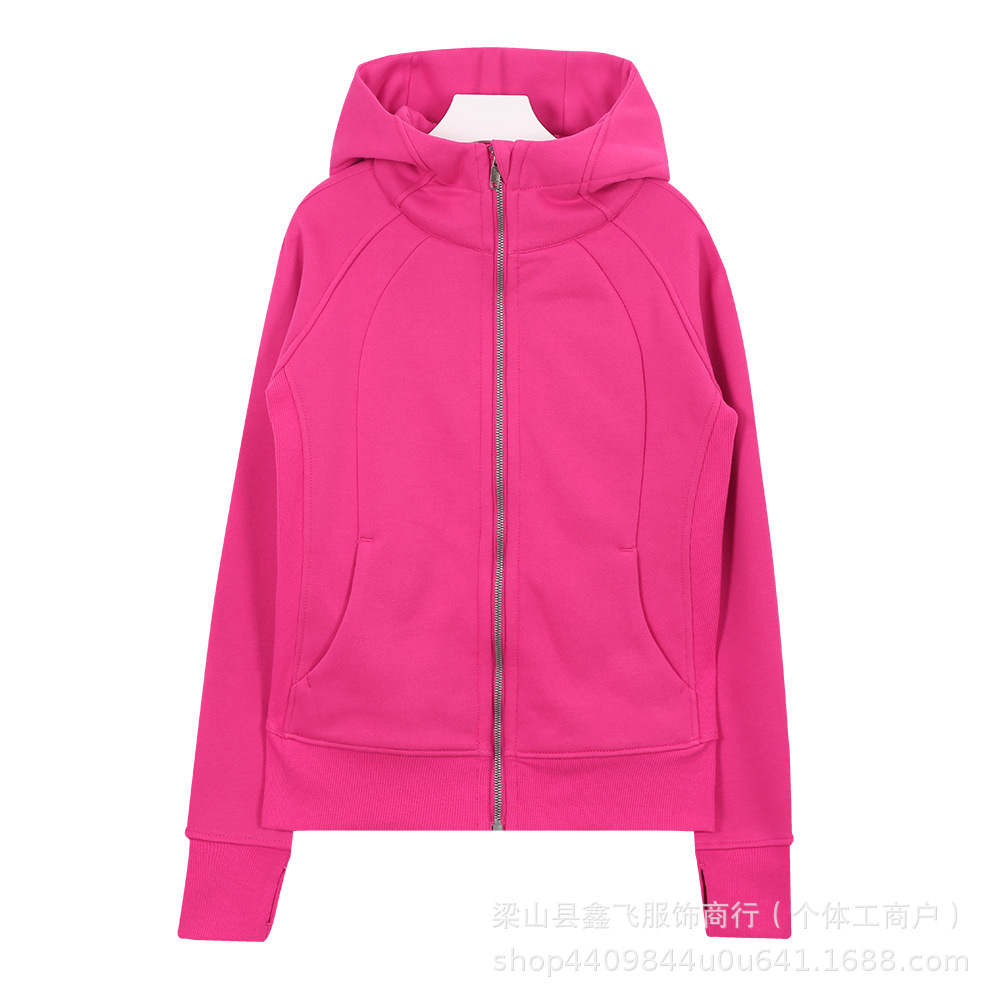 Rose red slim fit sweatshirt / 2 codes
