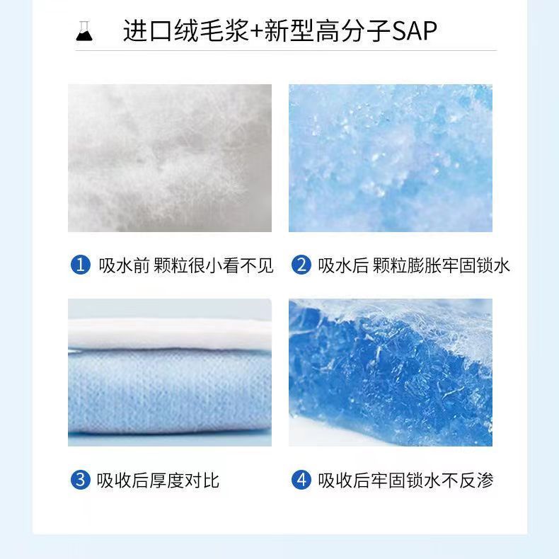 Kanglanya Adult Diaper L-Size Large Thick Adult Diaper Elderly Incontinence Pad Wholesale