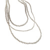 Fashionable retro small necklace from pearl, design universal chain for key bag , simple and elegant design