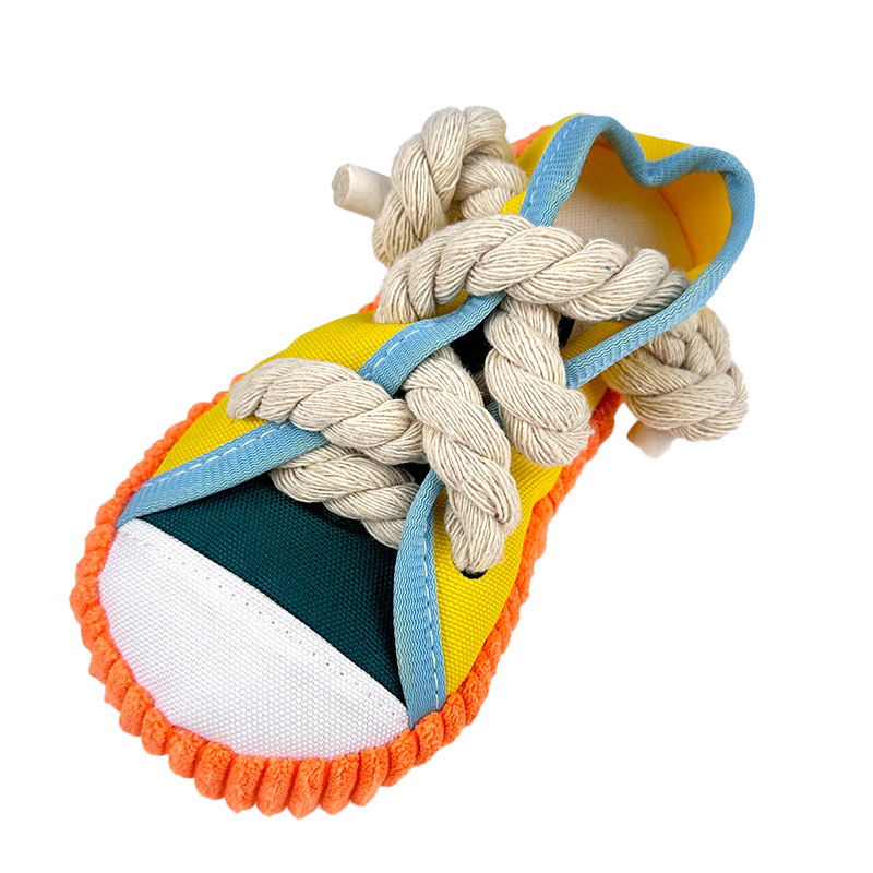 Juguetes transfronterizos para mascotas, zapatillas para morder, juguetes para perros, zapatos para moler, cuerda de algodón para mascotas, moler, juguetes resistentes a morder