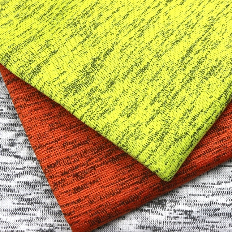 黑丝粗针单面拉毛绒针织全涤黑丝染色并线粗针布单面绒布服装面料