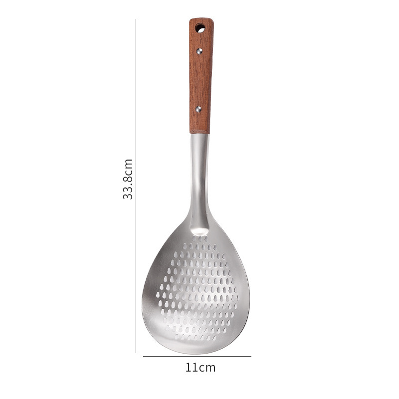 特大 304 ステンレス鋼ザル家庭用スパイスザルキッチン用品麺餃子調理器具揚げザル|undefined