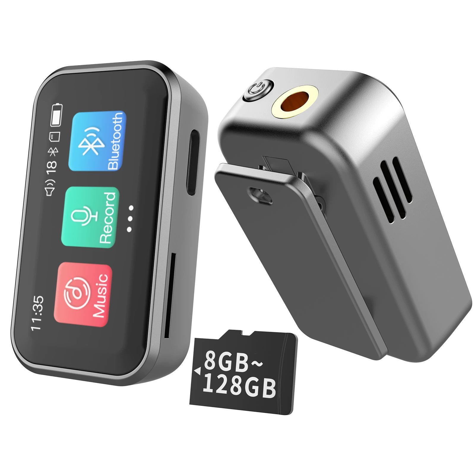 Мини-электронная книга, мини MP3-плеер, мини-рекордер с Bluetooth, внешнее FM-радио