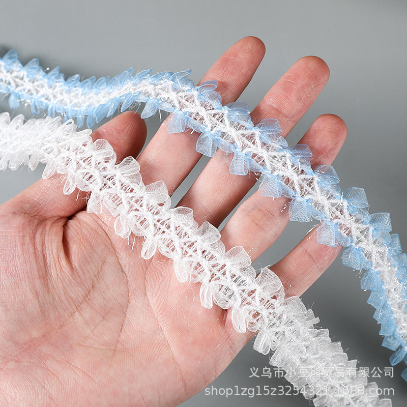 Decorative lace accessories materials packaging materials clothing accessories clothing matching lace accessories symmetrical