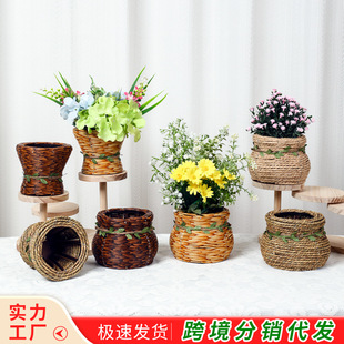Decorative Ornaments, Flower Baskets, Rattan Hand-Held Baskets, Succulent Flower Pots, Performance Photo Props, Floral Arrangements, Flower Arrangements