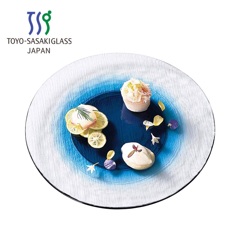 Japanese Imported Toyo Sasaki Creative Japanese-style Ramen Plate Fantasy Girl Heart Plate Glass Sushi Plate Household