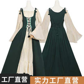 中世纪节日扮演复古潮流气质女士长裙角色扮演服装装扮服装表演