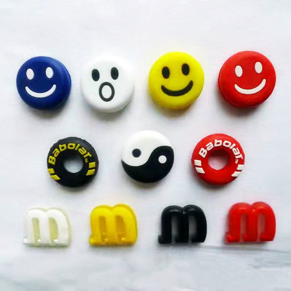 Мультяшный демпфер для теннисной ракетки, милый силиконовый амортизатор для теннисной ракетки, амортизатор для ракетки, амортизатор, узел, оптовая продажа