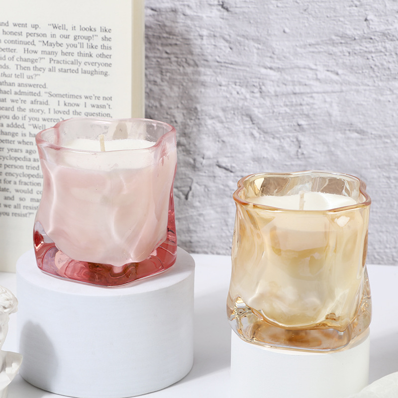 Trendy, Creative, Colorful Twisting Cup Aroma Candles—Wholesale Home & Bedroom Fragrance Candles, Gift Souvenirs, and Cross-Border Decorative Items