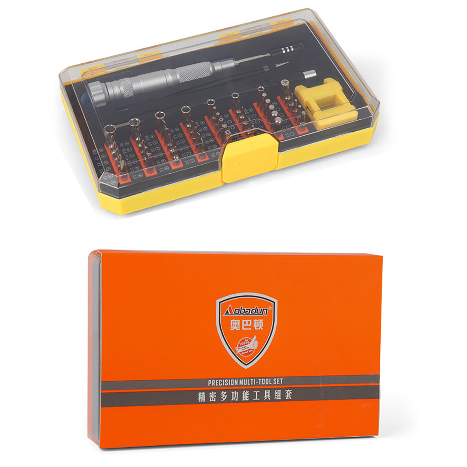 52 piezas de aleación de aluminio mango herramienta de hardware destornillador traje hogar destornillador de precisión herramienta de desmontaje del teléfono móvil