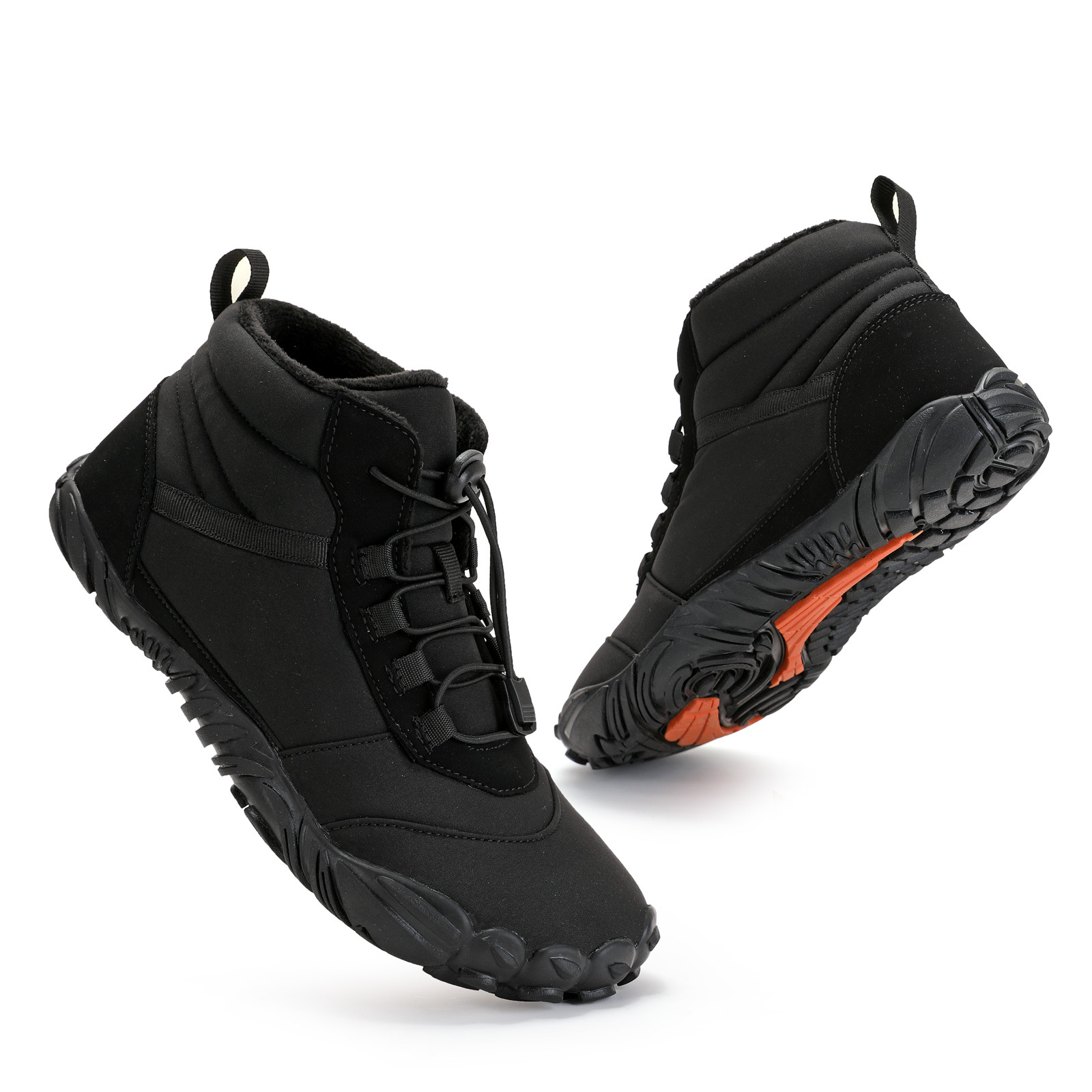 Large Size Snow Boots, Non-Slip, Waterproof, Winter Cotton Shoes, Wear-Resistant, Outdoor Hiking Couple Shoes, Wholesale from Manufacturer, Suitable for Outdoor Wear