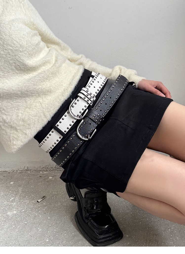 100g Weight Belt Classification 1 Piece Quantity Holiday, Street Occasion Pu Leather, Alloy Material Solid Color Pattern All Seasons Season Women's Gender Simple Style, Streetwear Style Simple Style Streetwear Solid Color Pu Leather Alloy Women's Leather Belts 无