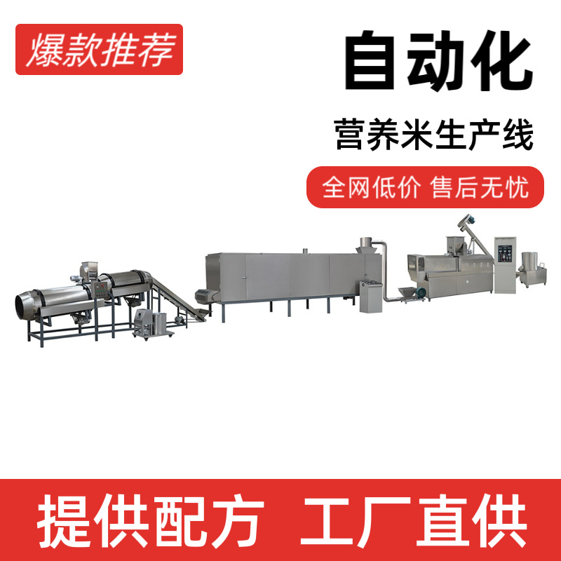 人造米生产线/方便米饭膨化机/自热米饭加工设备/营养米机器