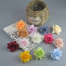 仿真手穿小角玫花头舞裙花伞装饰diy头饰簪花材料伴手礼配件花卉