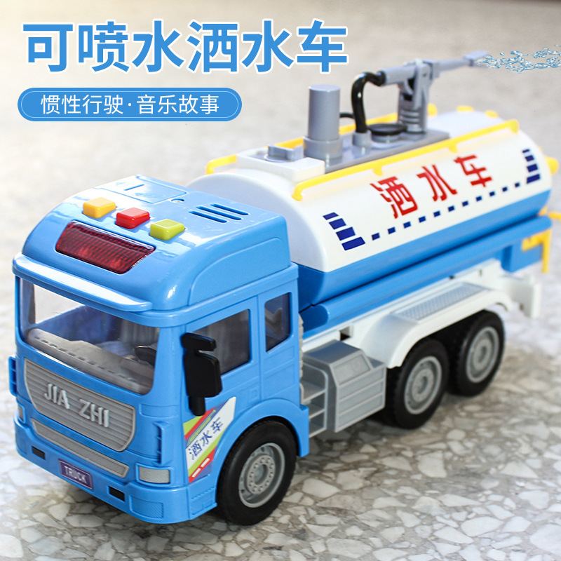 Sprinkable Sprinkler Toy Children's Super Large Simulation Engineering Vehicle Model Baby Sprinkling Car Boy 3 Years Old 4 Sprinkable Sprinkler Toy Children's Super Large Simulation Engineering Vehicle Model Baby Sprinkling Car Boy 3 Years Old 4