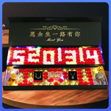 ✅圣诞节礼物送女友女朋友老婆闺蜜实用巧克力香皂花礼盒生日礼品