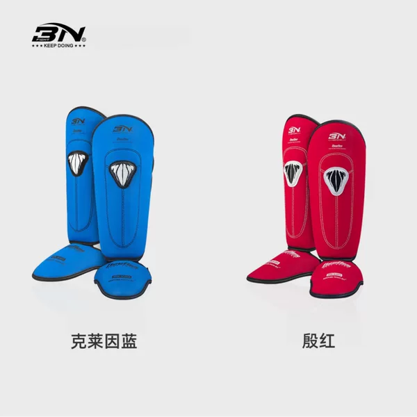 Bn Boxing Muay Thai Fighting Children's Fighting Leg Guards Shin Guards Training Thickened Foot Back Protectors Sanda Leg Guards