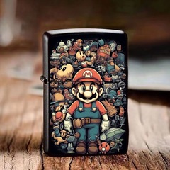 Mario Kerosene Lighter Childhood Memories Trendy Brand Internet Celebrity Windproof Lighter as a Gift for Friends