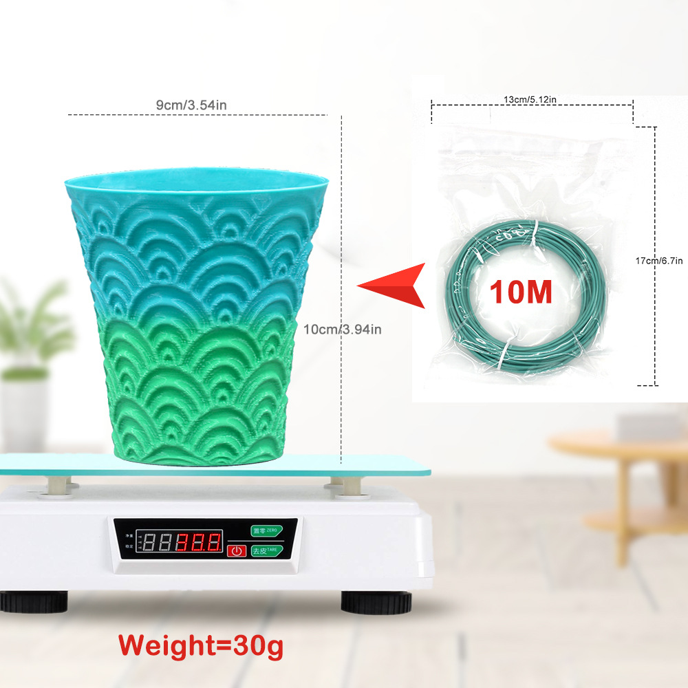 3D打印机耗材 PLA材质材料 1.75mm 3d打印笔diy迷你3D打印机线材