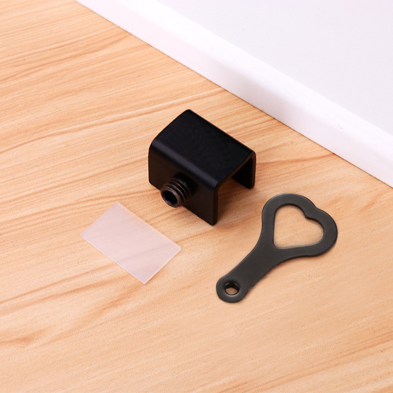 Posicionamiento ventana cerradura ventana tapón aleación de aluminio protección de seguridad para niños antirrobo corredera ventana de vidrio puerta corredera cerradura